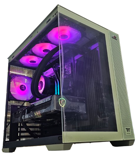 Insomnia Shadow Emerald: B650M, Ryzen 7 7800X3D, 32GB DDR5-6000, RTX 5070Ti, 1TB