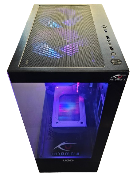 Insomnia Shadow Abyss XT: A520M, Ryzen 5 5600X, 16GB DDR4-3200, RTX 5060, 1TB SSD