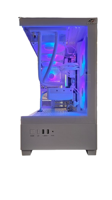 Insomnia Arctic Glass 3 Mini: B850M, 7800X3D, 32GB DDR5-6000, RTX 5070, 2TB