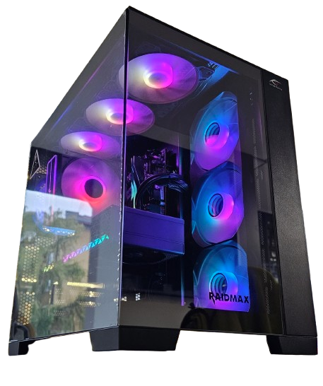 Insomnia Shadow Chroma Lite: A620M, Ryzen 5 7500F, 32GB DDR5-6000, RX9060XT, 1TB