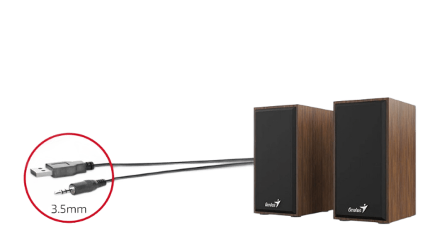 Genius SP-HF180 SPEAKERS WOOD