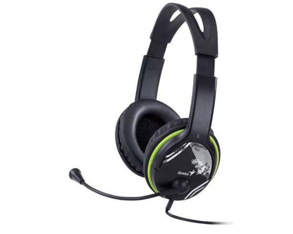 HS-400A Green headset with microphone